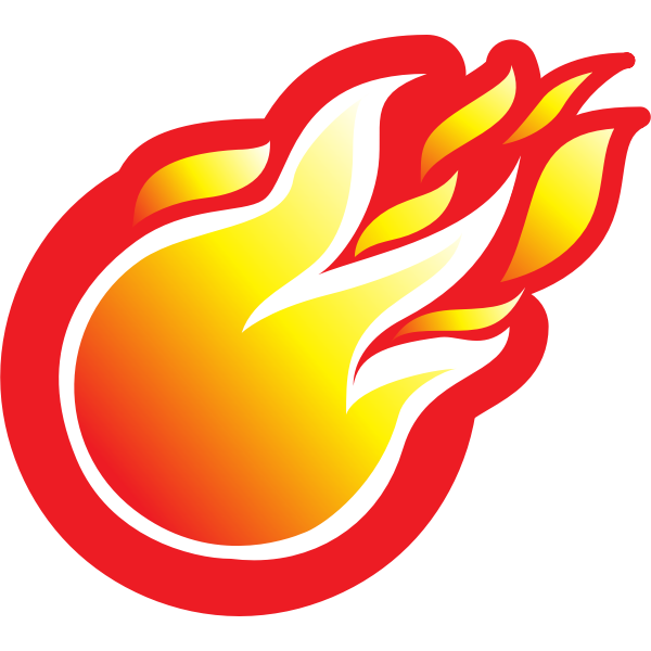 SVG Fireball icon