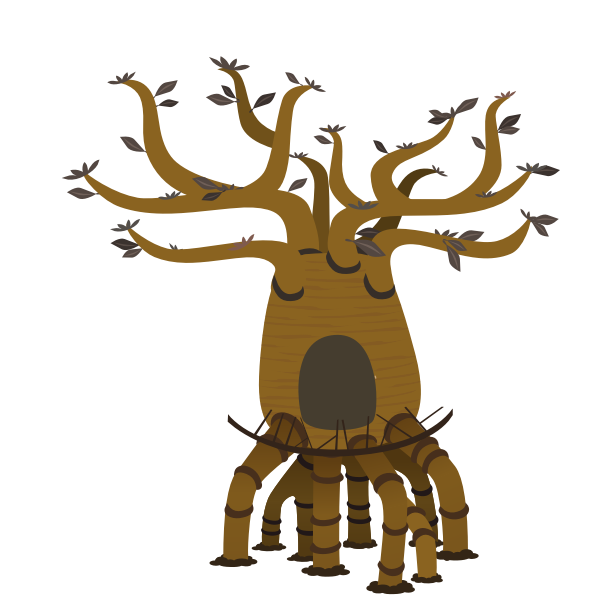 SVG firebog background bottletree barred