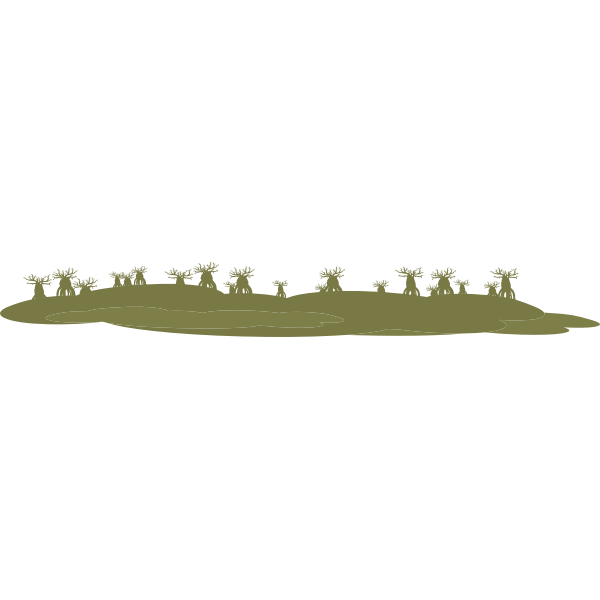 SVG firebog background horizon bottletrees 1