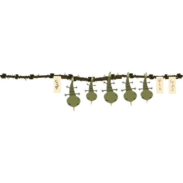 SVG firebog dried lizards