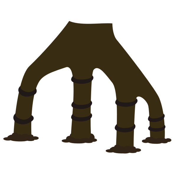 SVG firebog legs back set1