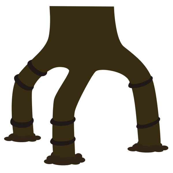 SVG firebog legs back set3