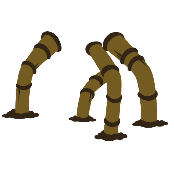 SVG firebog legs front set