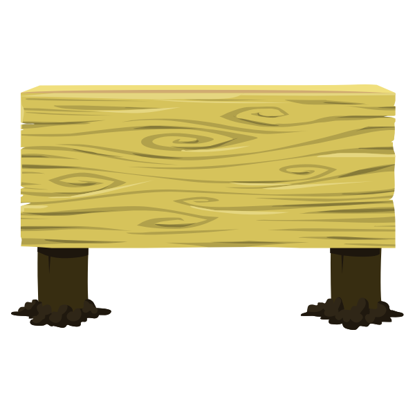 SVG firebog sign blank wide firebog