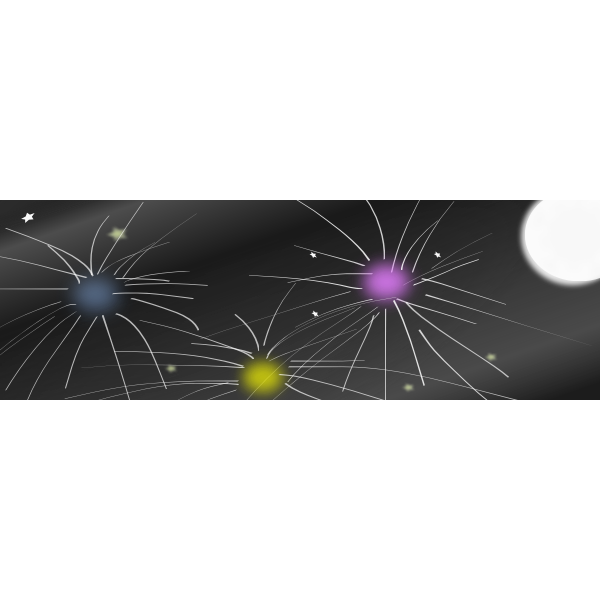 SVG firework