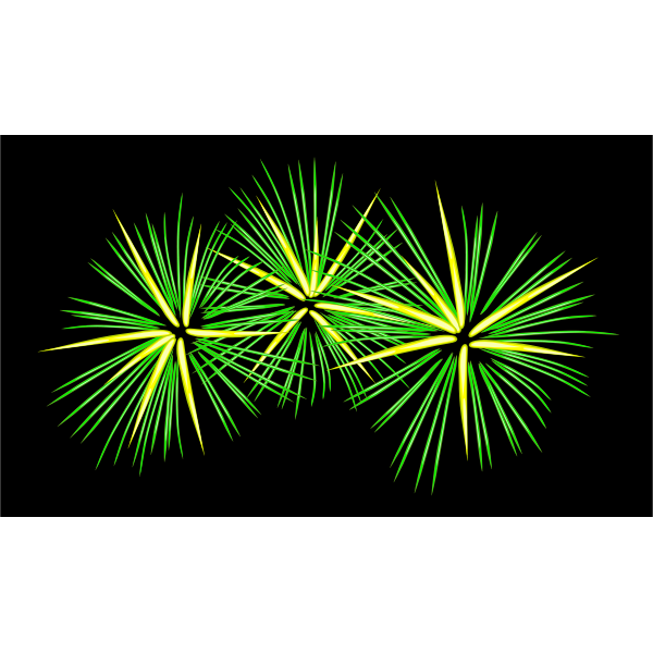 SVG Fireworks vector clip art