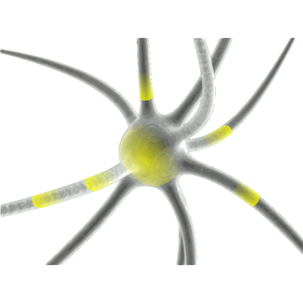 SVG Firing neuron vector clip art