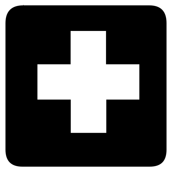 SVG First aid cross