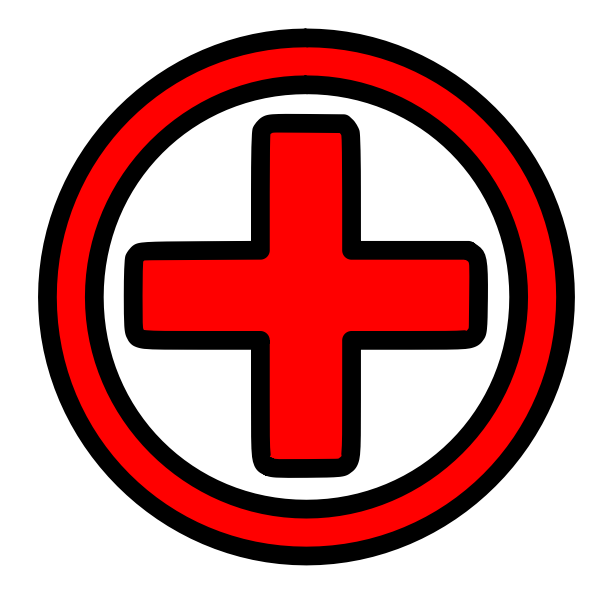 SVG First aid icon vector drawing
