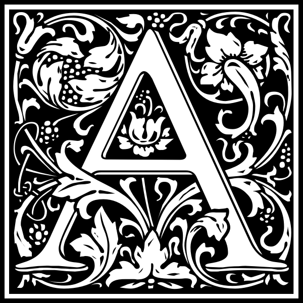 SVG First letter