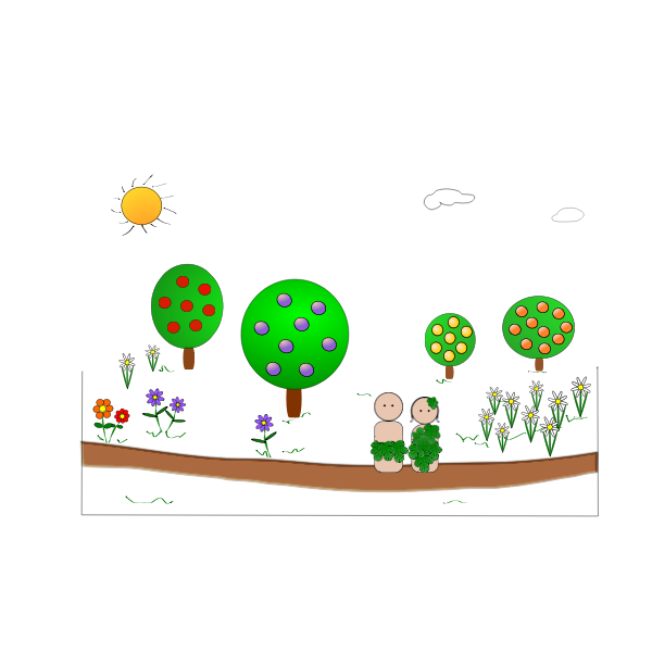 SVG First people cartoon