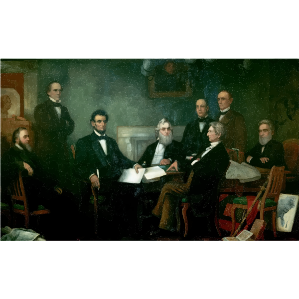 SVG First Reading of the Emancipation Proclamation of President Lincoln
