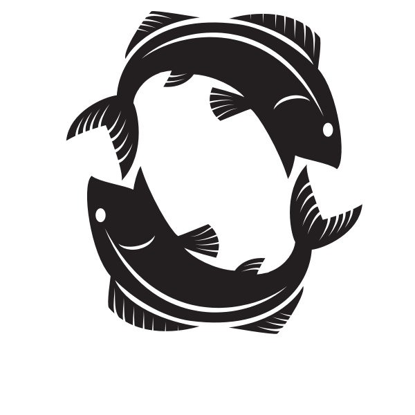 SVG Fish horoscope symbol clip art