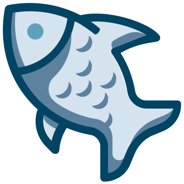 SVG fish icon