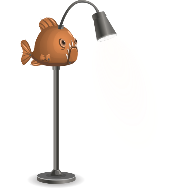SVG Fish lamp
