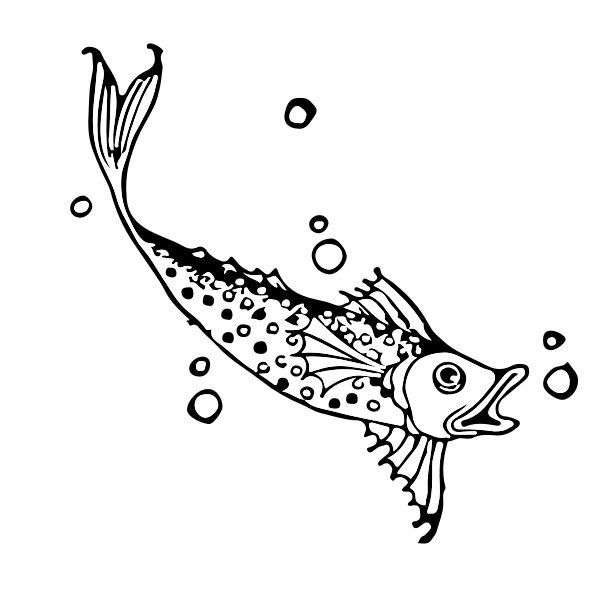 SVG Fish swimming