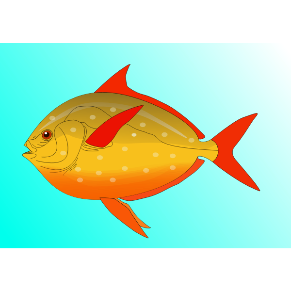 SVG Fish vector art