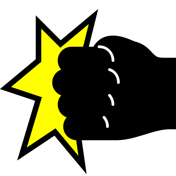 SVG Fist impact