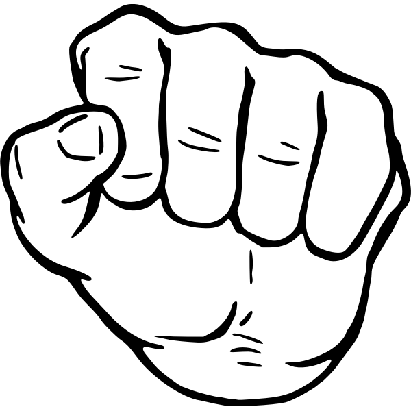 SVG Fist symbol