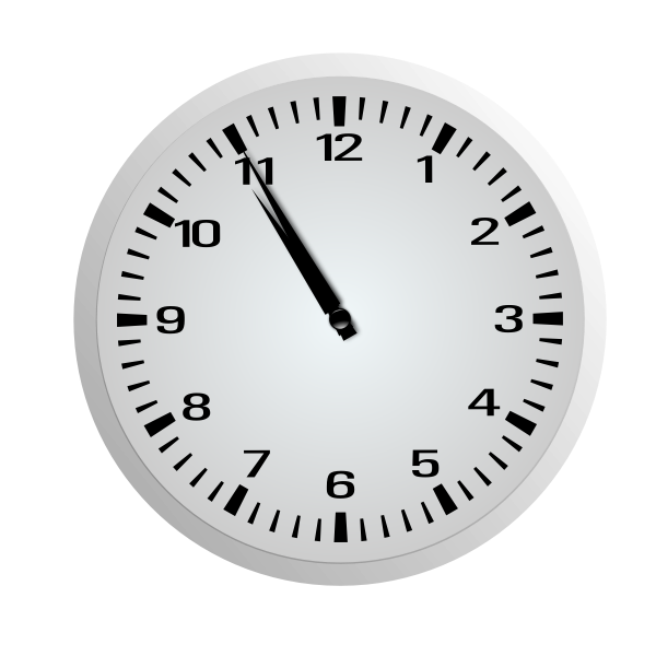 SVG Five Minutes Before Eleven