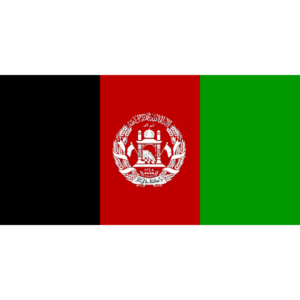 SVG Flag of Afghanistan 1