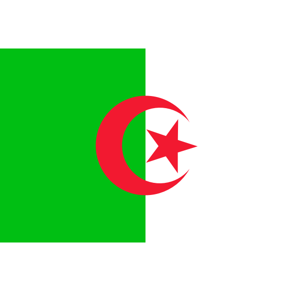 SVG Flag of Algeria