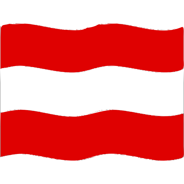 SVG Flag of Austria wave effect