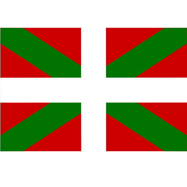 SVG Flag of Basque Country vector image