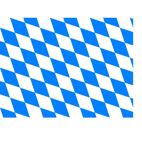 SVG Flag of Bavaria vector clip art