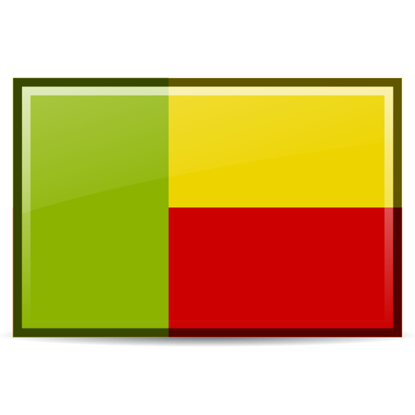 SVG Flag of Benin