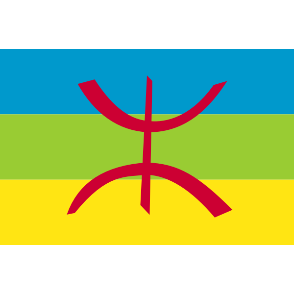 SVG Flag of Berber vector image