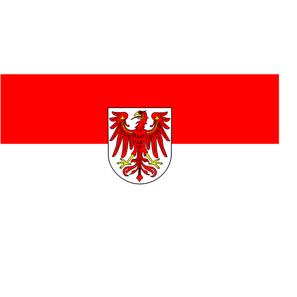 SVG Flag of Brandenburg vector illustration