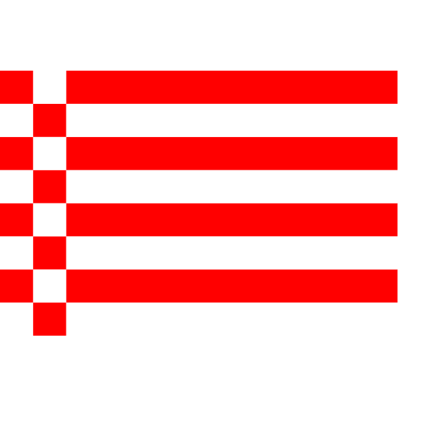 SVG Flag of Bremen vector illustration