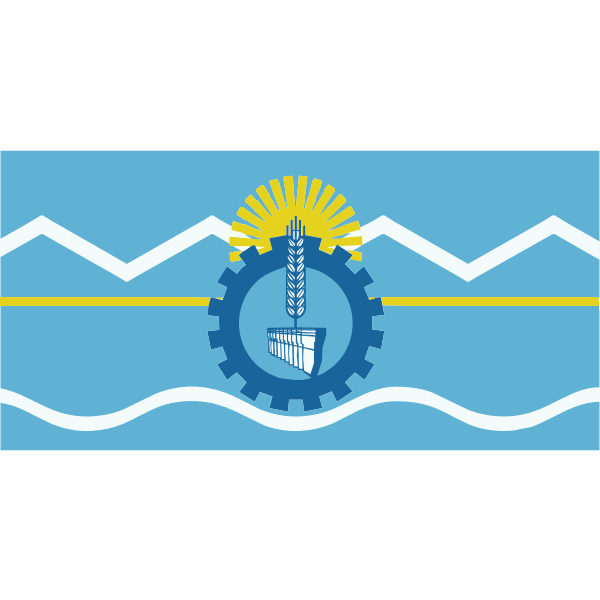 SVG Flag of Chubut Province Argentina
