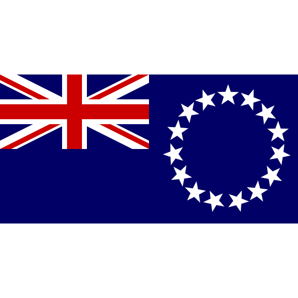 SVG Flag of Cook Islands