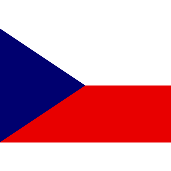 SVG Flag of Czechia