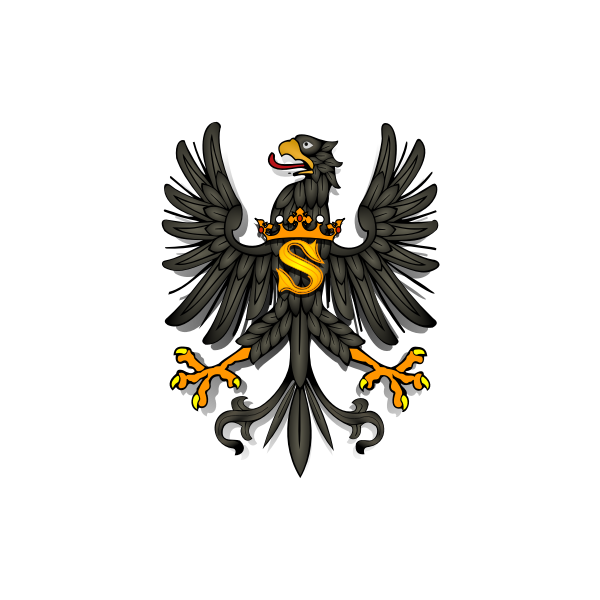 SVG Flag of Ducal Prussia vector image