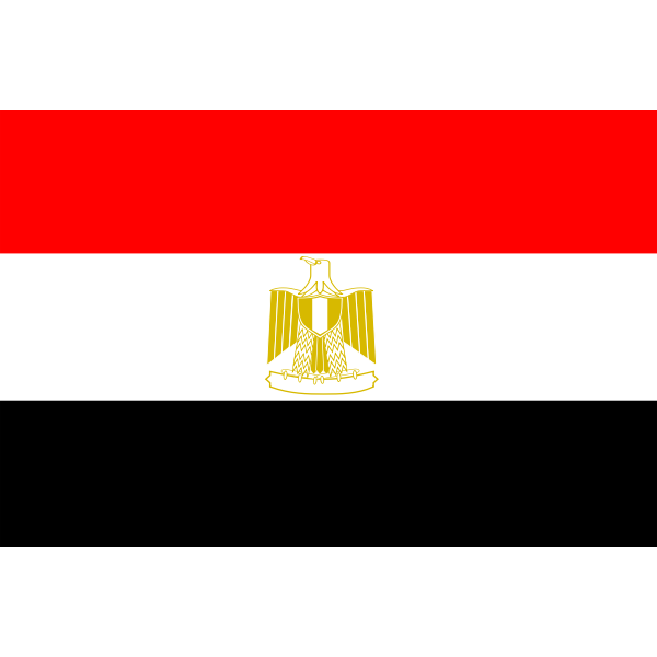 SVG Flag of Egypt