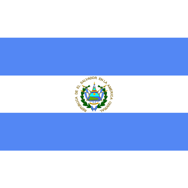 SVG Flag of El Salvador