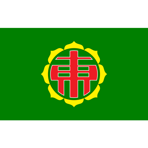 SVG Flag of former Higashikagura Hokkaido