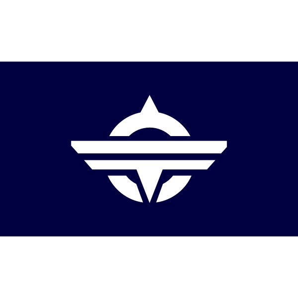 SVG Flag of Former Munakata Fukuoka