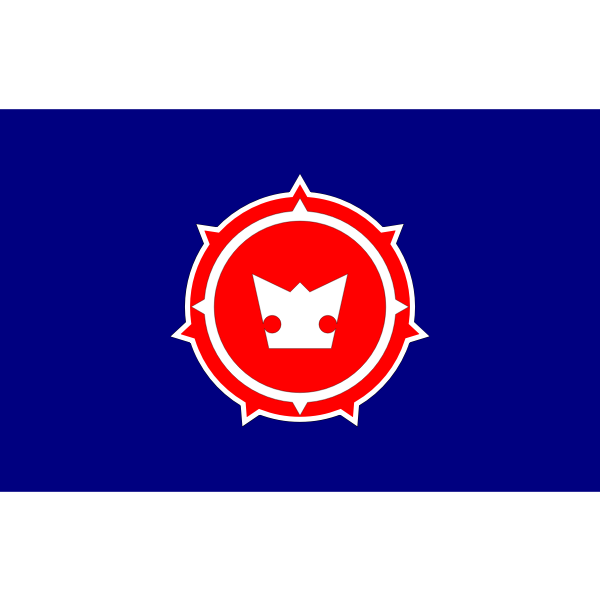 SVG Flag of former Shibetsu Hokkaido