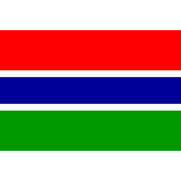 SVG Flag of Gambia