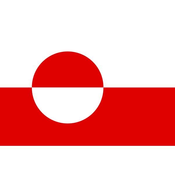 SVG Flag of Greenland