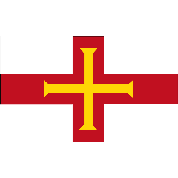 SVG Flag of Guernsey vector format