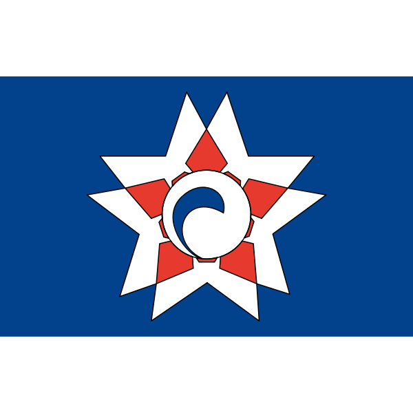 SVG Flag of Hakodate Hokkaido