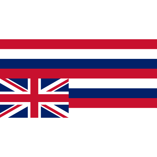 SVG Flag of Hawaii