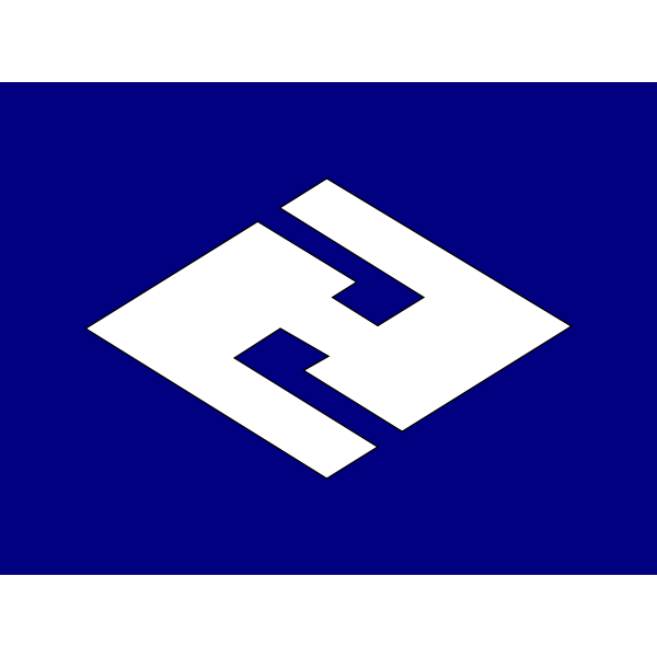 SVG Flag of Hokuryu Hokkaido