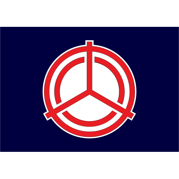 SVG Flag of Horokanai Hokkaido