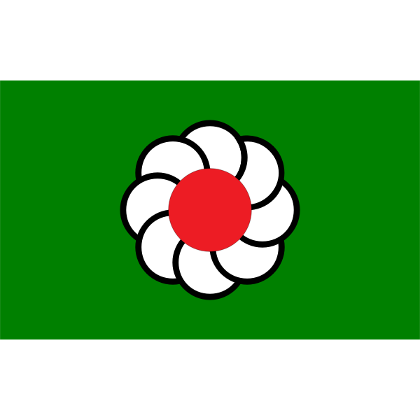 SVG Flag of Ikutahara in Hokkaido image